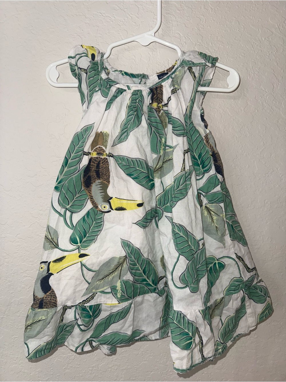 Baby Gap Tropical Toucan Print Dress Toddler Girls 2 Years